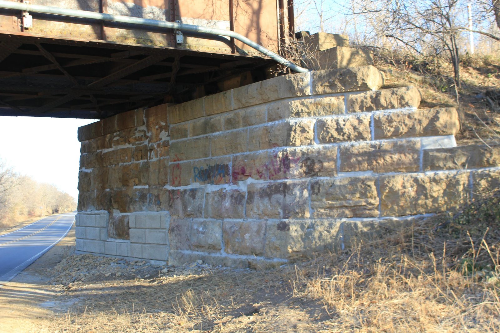East abutment